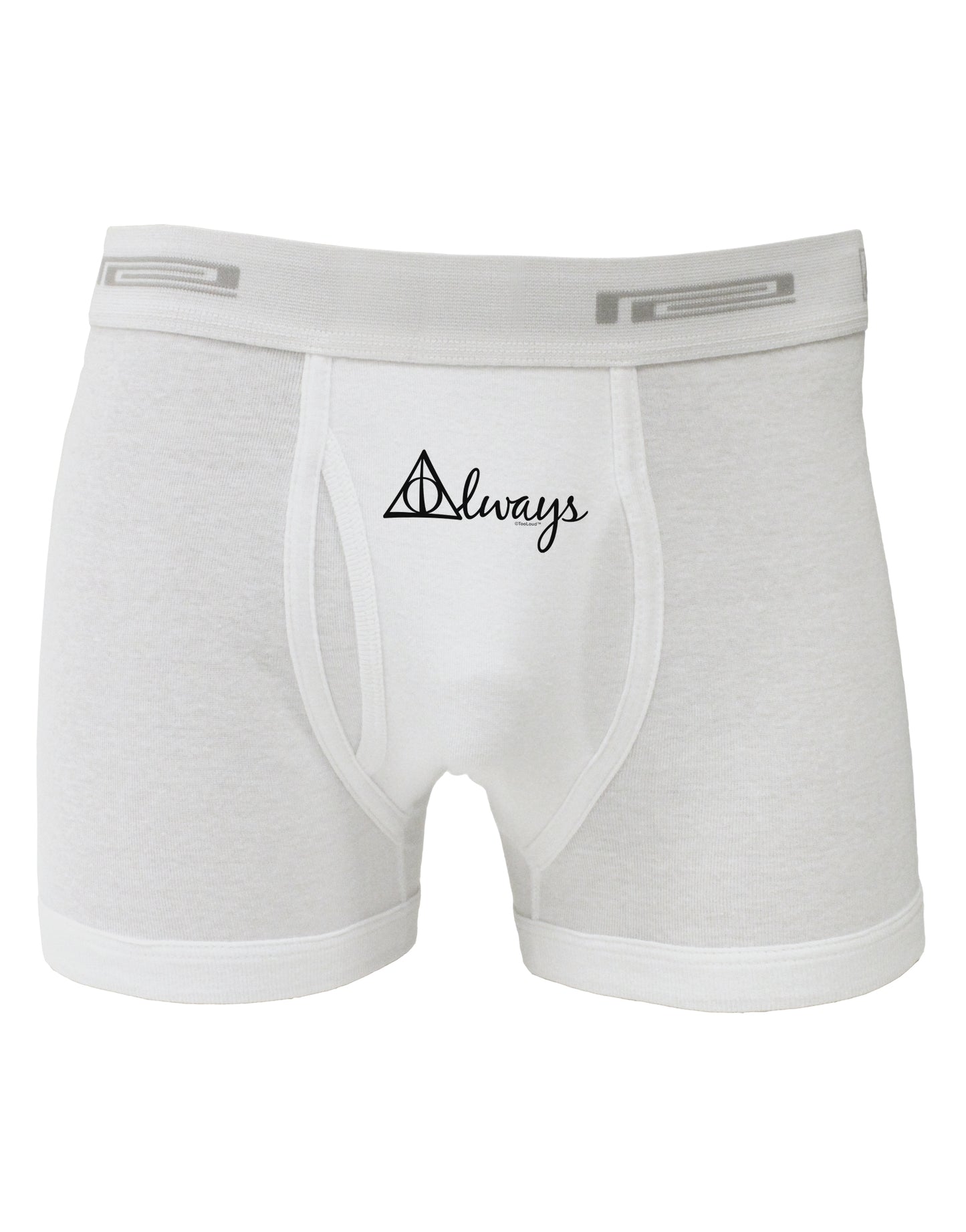Always Magic Symbol Cursive Boxer Briefs by TooLoud-Boxer Briefs-TooLoud-White-Small-Davson Sales