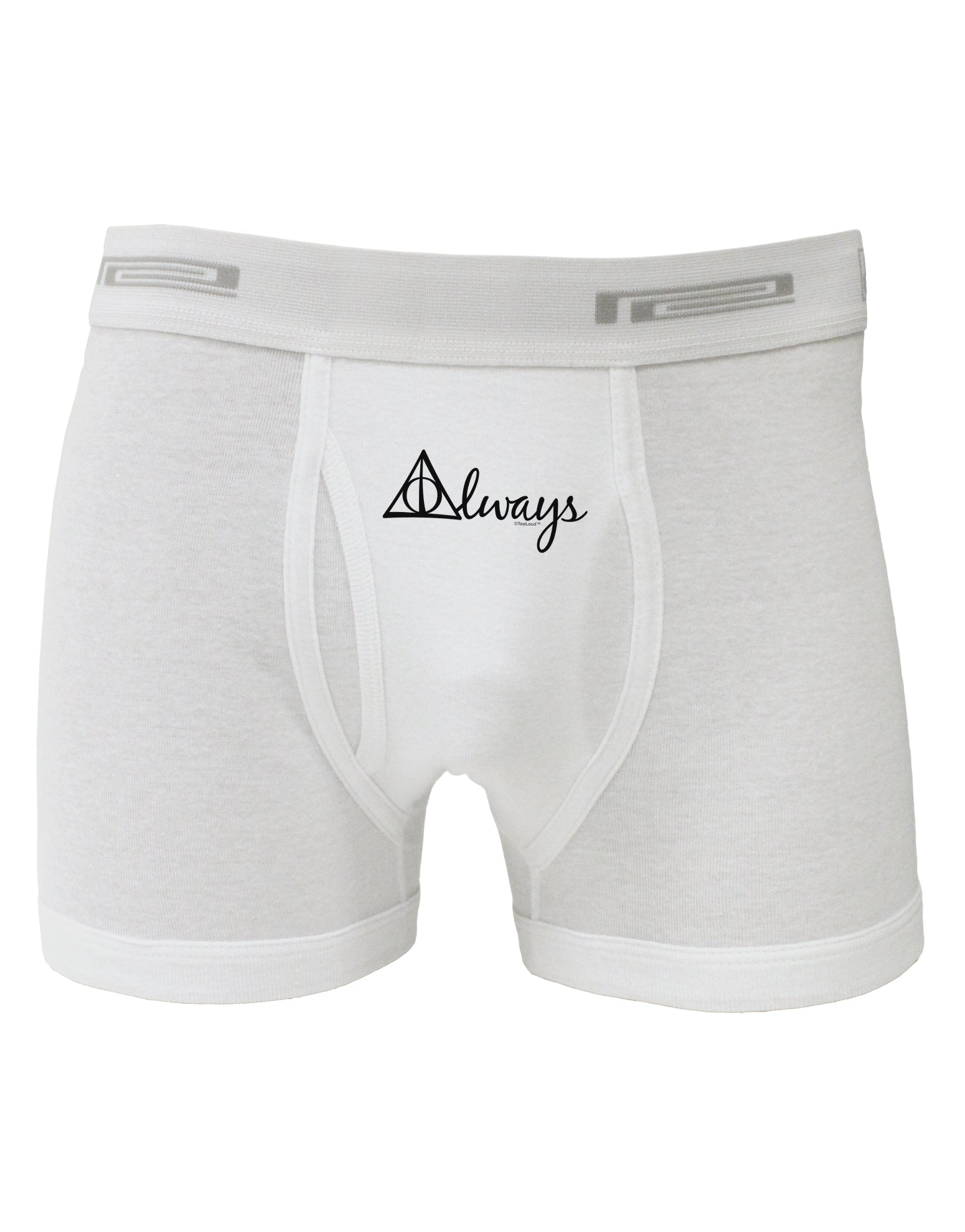 Always Magic Symbol Cursive Boxer Briefs by TooLoud-Boxer Briefs-TooLoud-White-Small-Davson Sales