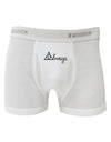 Always Magic Symbol Cursive Boxer Briefs by TooLoud-Boxer Briefs-TooLoud-White-Small-Davson Sales