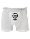 Distressed Feminism Symbol Boxer Briefs-Boxer Briefs-TooLoud-White-Small-Davson Sales