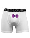 Mermaid Shell Bra Purple Boxer Briefs by TooLoud-Boxer Briefs-TooLoud-White-Small-Davson Sales