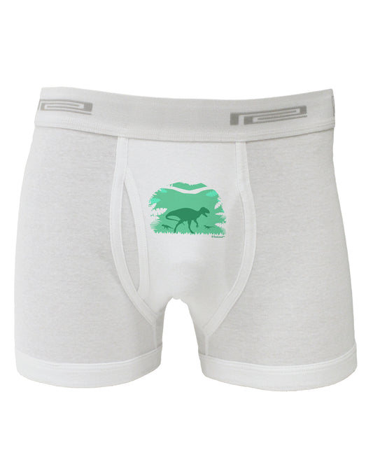 Dinosaur Silhouettes - Jungle Boxer Briefs by TooLoud-Boxer Briefs-TooLoud-White-Small-Davson Sales