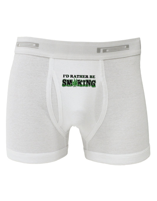 I'd Rather Be Smoking Boxer Briefs-Boxer Briefs-TooLoud-White-Small-Davson Sales