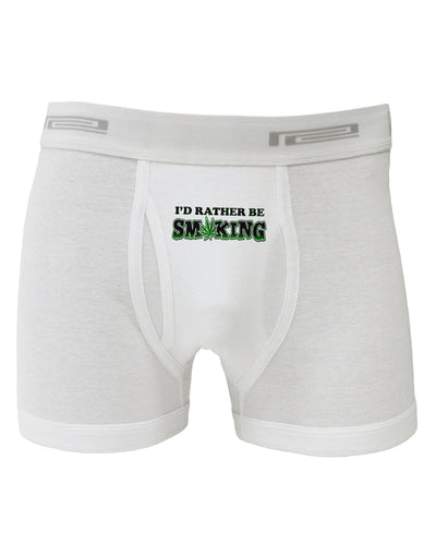 I'd Rather Be Smoking Boxer Briefs-Boxer Briefs-TooLoud-White-Small-Davson Sales