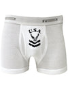 USA Military Air Force Stencil Logo Boxer Briefs-Boxer Briefs-TooLoud-White-Small-Davson Sales