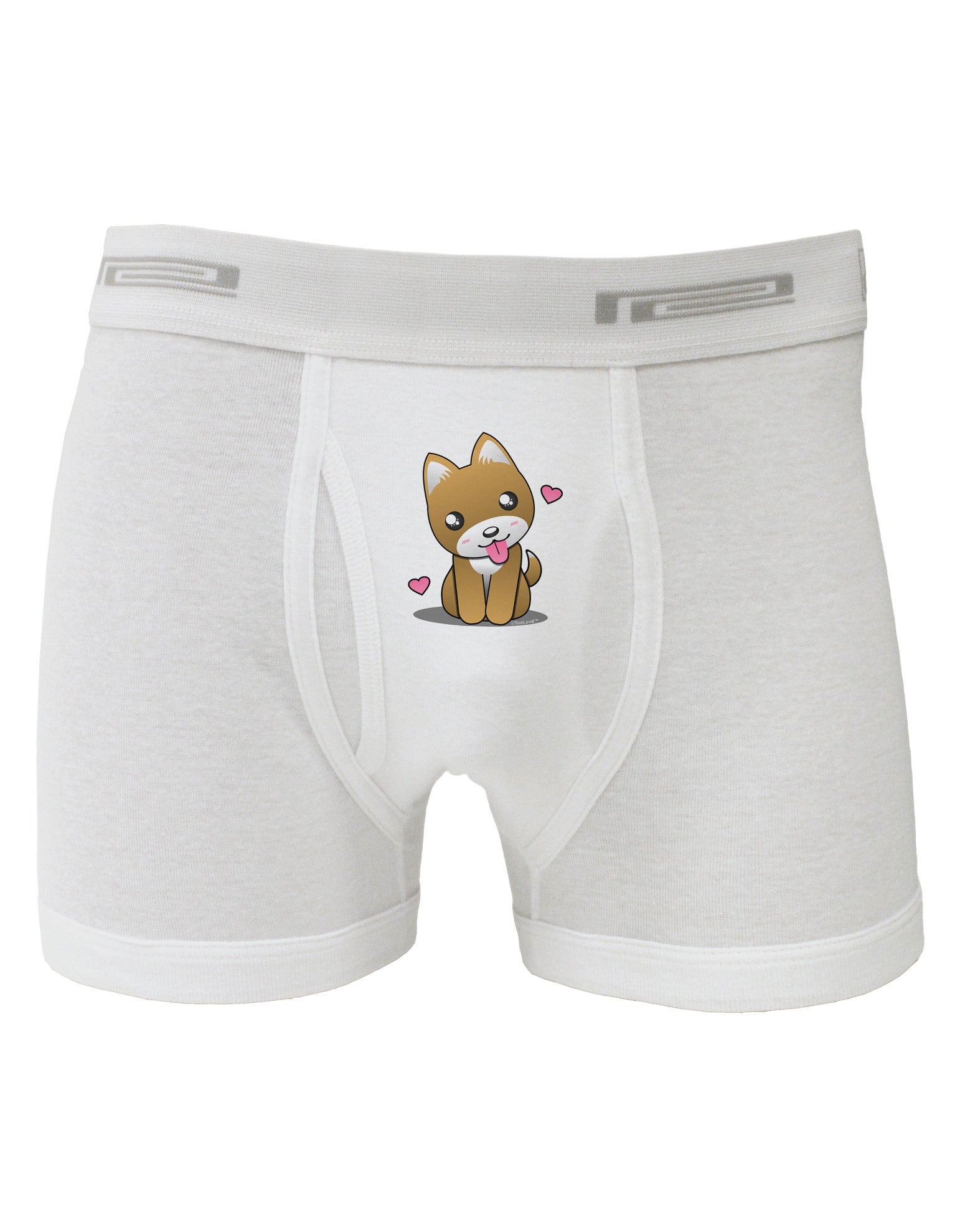 Kawaii Puppy Boxer Briefs-Boxer Briefs-TooLoud-White-Small-Davson Sales