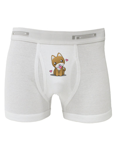 Kawaii Puppy Boxer Briefs-Boxer Briefs-TooLoud-White-Small-Davson Sales