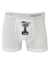 Number One Dad Trophy - Grayscale Boxer Briefs-Boxer Briefs-TooLoud-White-Small-Davson Sales