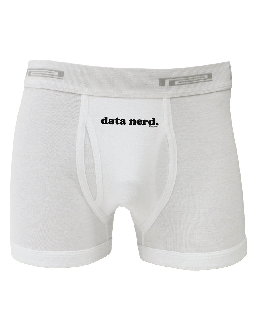 Data Nerd Simple Text Boxer Briefs by TooLoud-Boxer Briefs-TooLoud-White-Small-Davson Sales