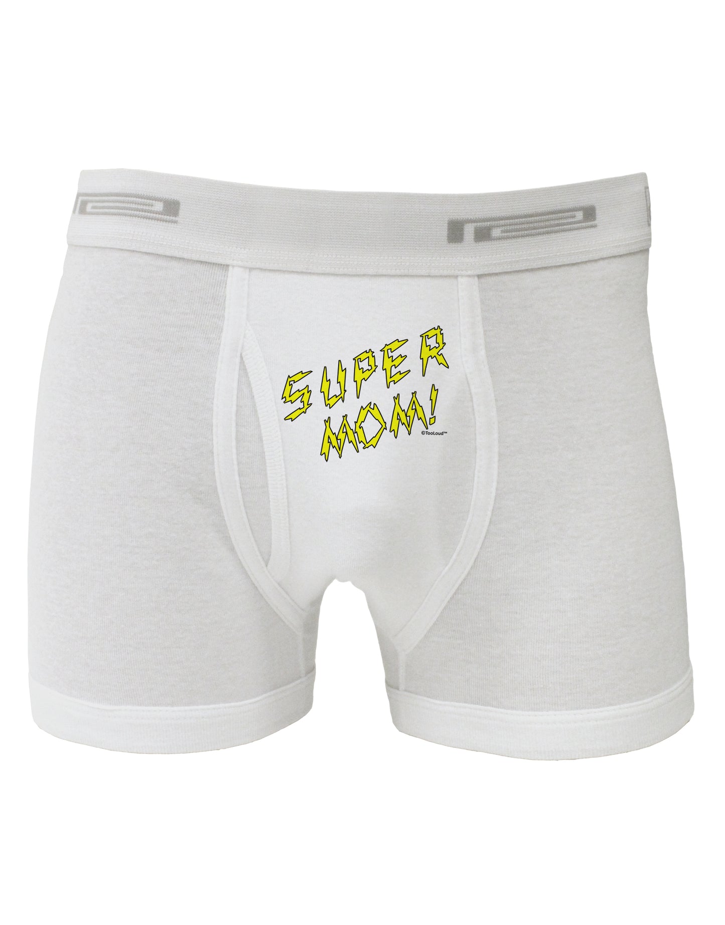Super Mom - Lightening Bolt Design Boxer Briefs by TooLoud-Boxer Briefs-TooLoud-White-Small-Davson Sales