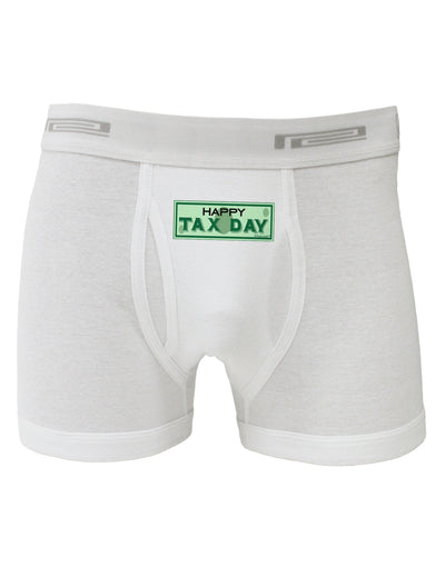 Happy Tax Day Boxer Briefs-Boxer Briefs-TooLoud-White-Small-Davson Sales