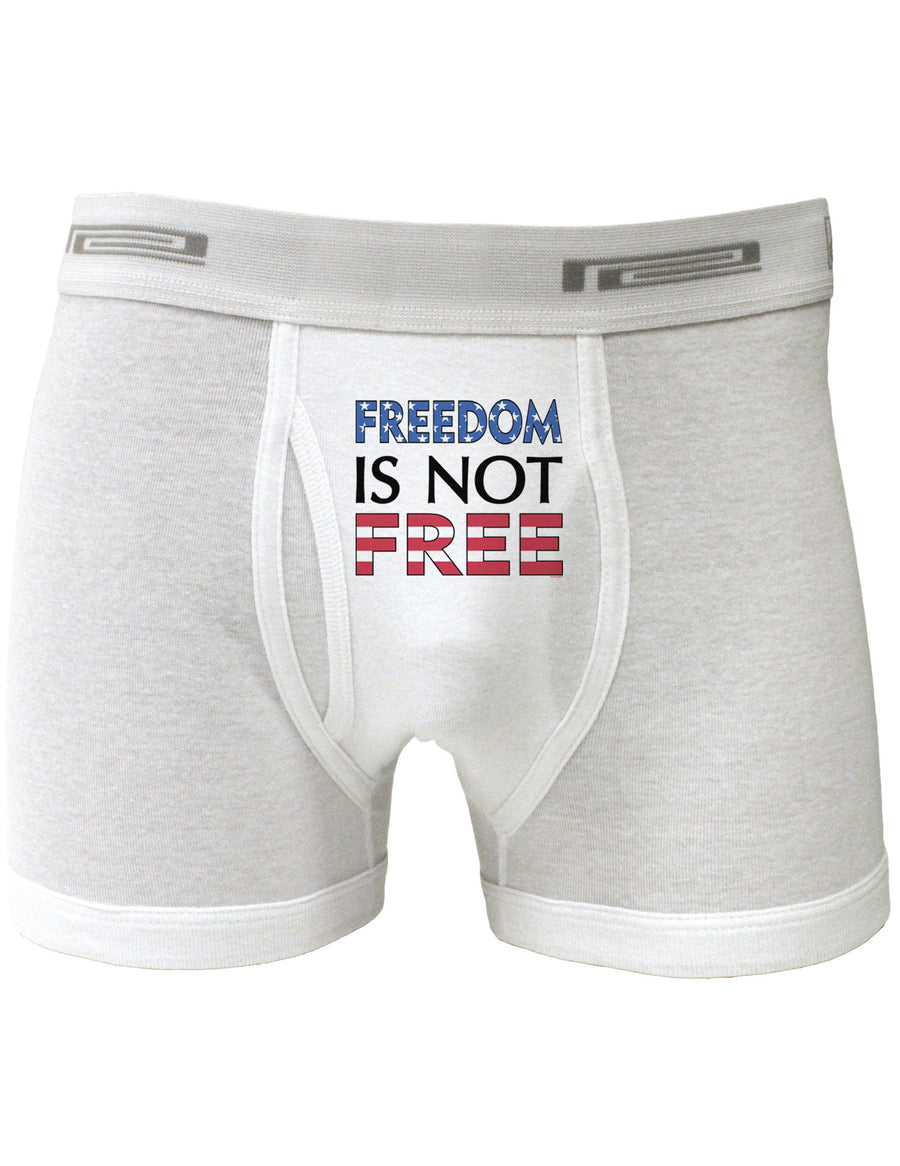 Freedom Is Not Free Boxer Briefs-Boxer Briefs-TooLoud-White-Small-Davson Sales