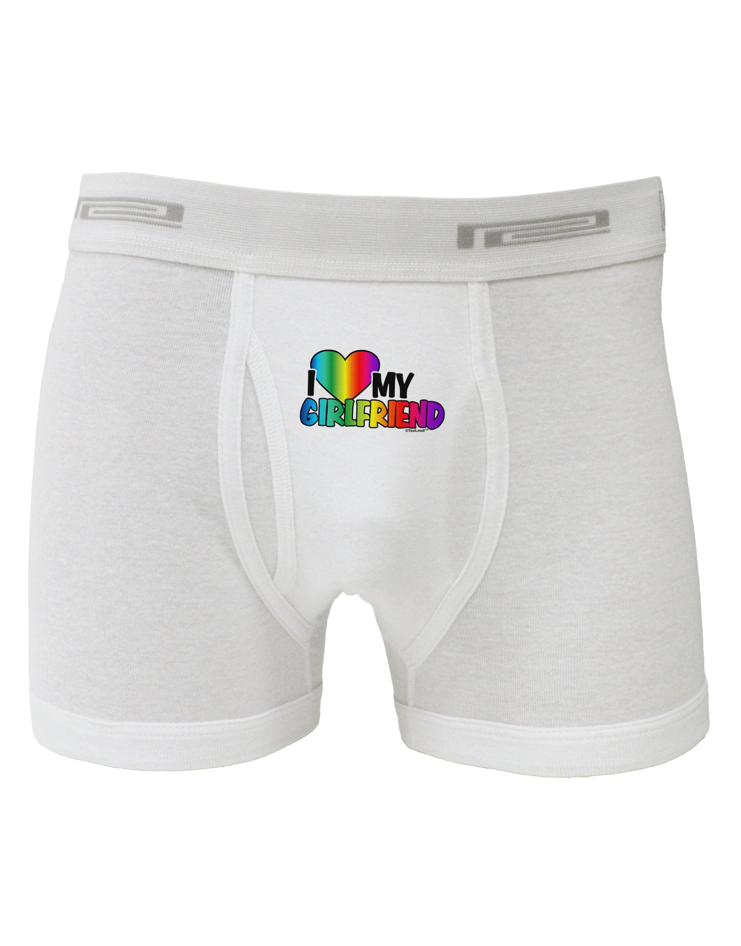 I Heart My Girlfriend - Rainbow Boxer Briefs-Boxer Briefs-TooLoud-White-Small-Davson Sales