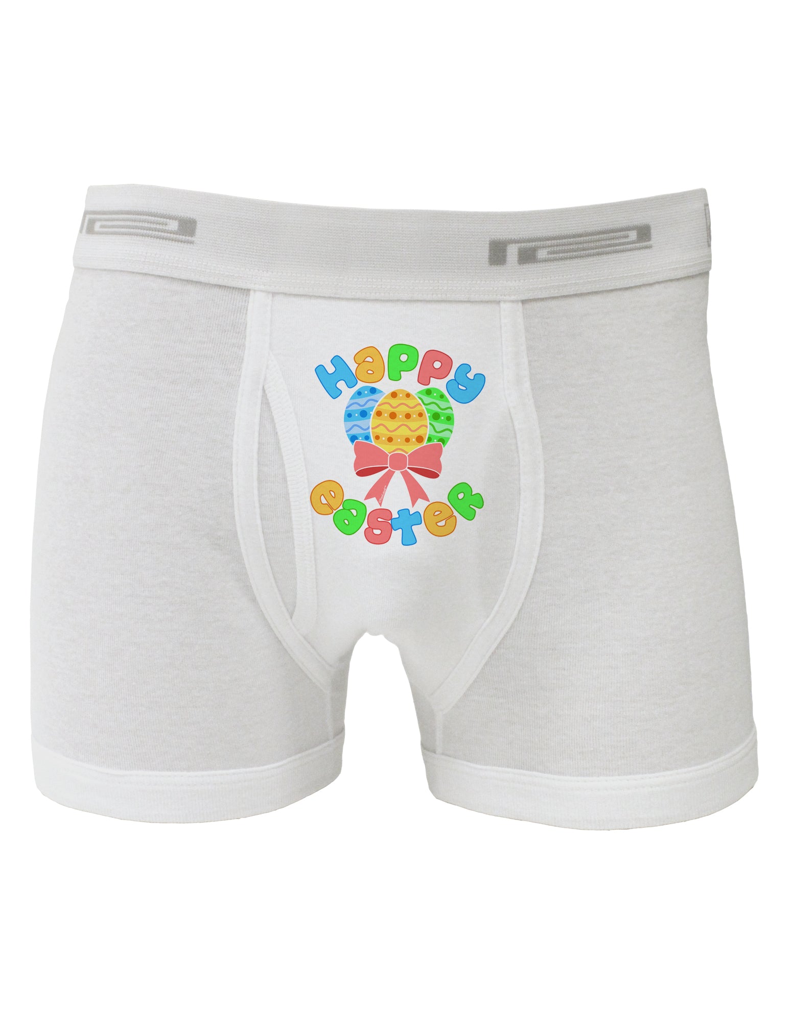Happy Easter Easter Eggs Boxer Briefs by TooLoud-Boxer Briefs-TooLoud-White-Small-Davson Sales