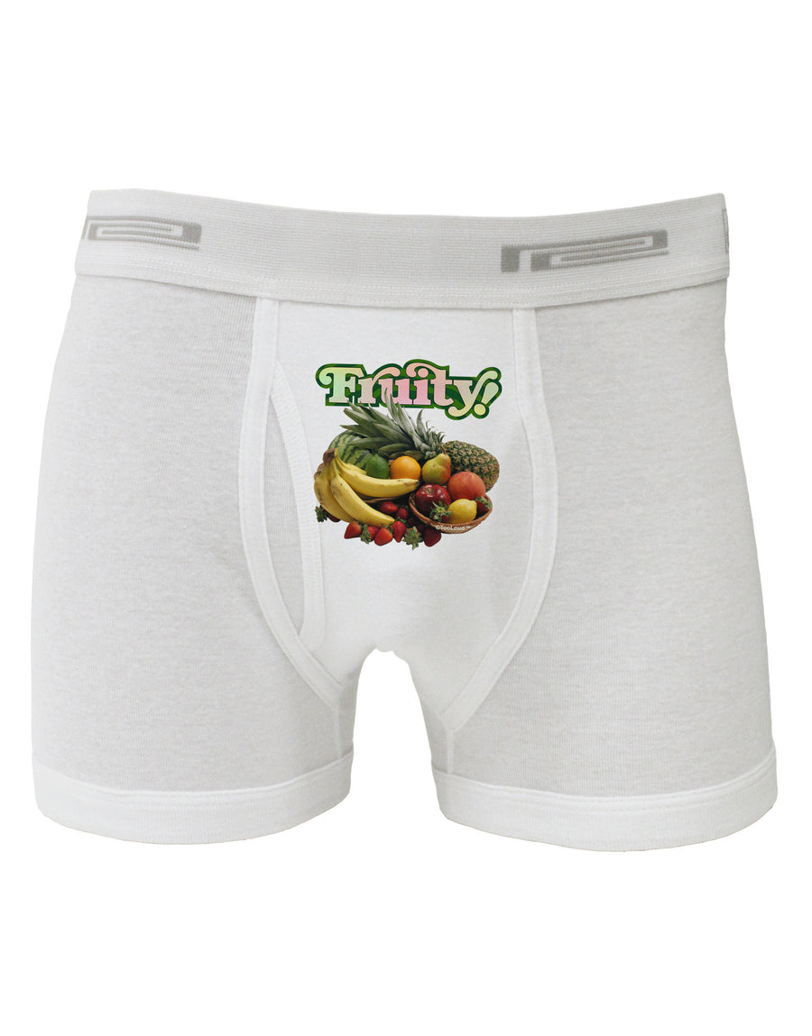 Fruity Fruit Basket Boxer Briefs-Boxer Briefs-TooLoud-White-Small-Davson Sales