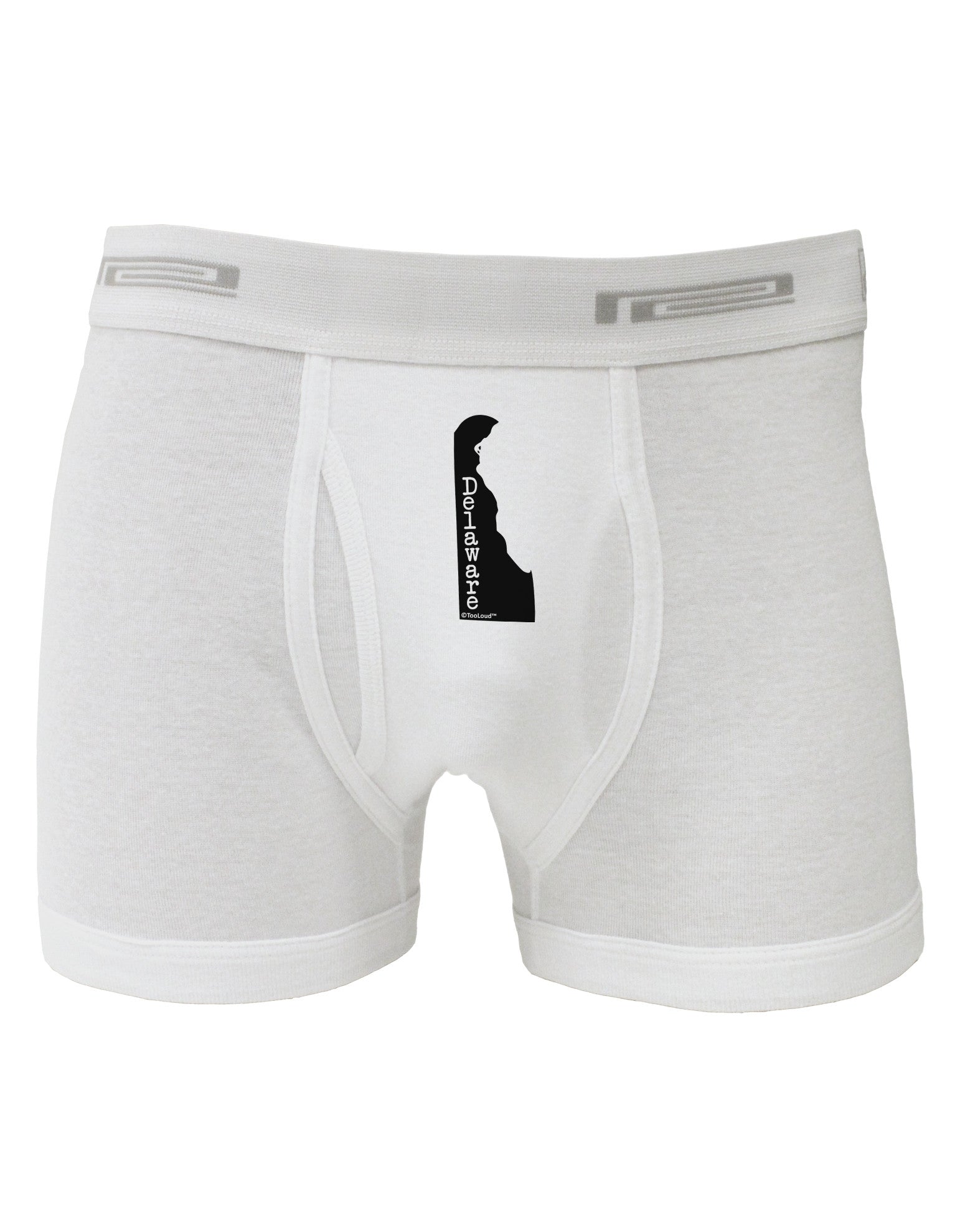 Delaware - United States Shape Boxer Briefs by TooLoud-Boxer Briefs-TooLoud-White-Small-Davson Sales