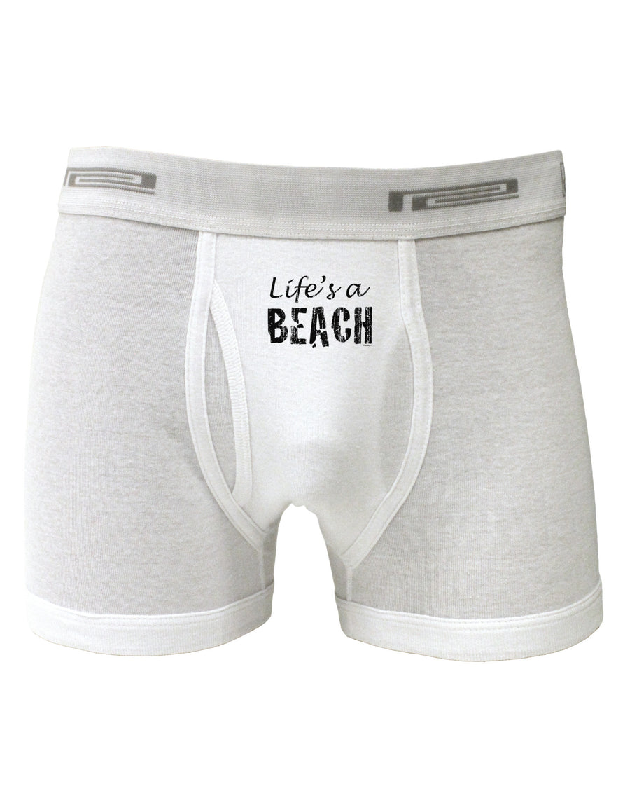 Lifes a beach Boxer Briefs-Boxer Briefs-TooLoud-White-Small-Davson Sales