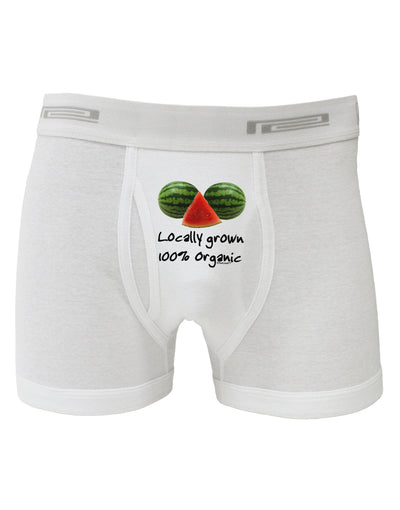 Locally Grown Organic Melons Boxer Briefs-Boxer Briefs-TooLoud-White-Small-Davson Sales