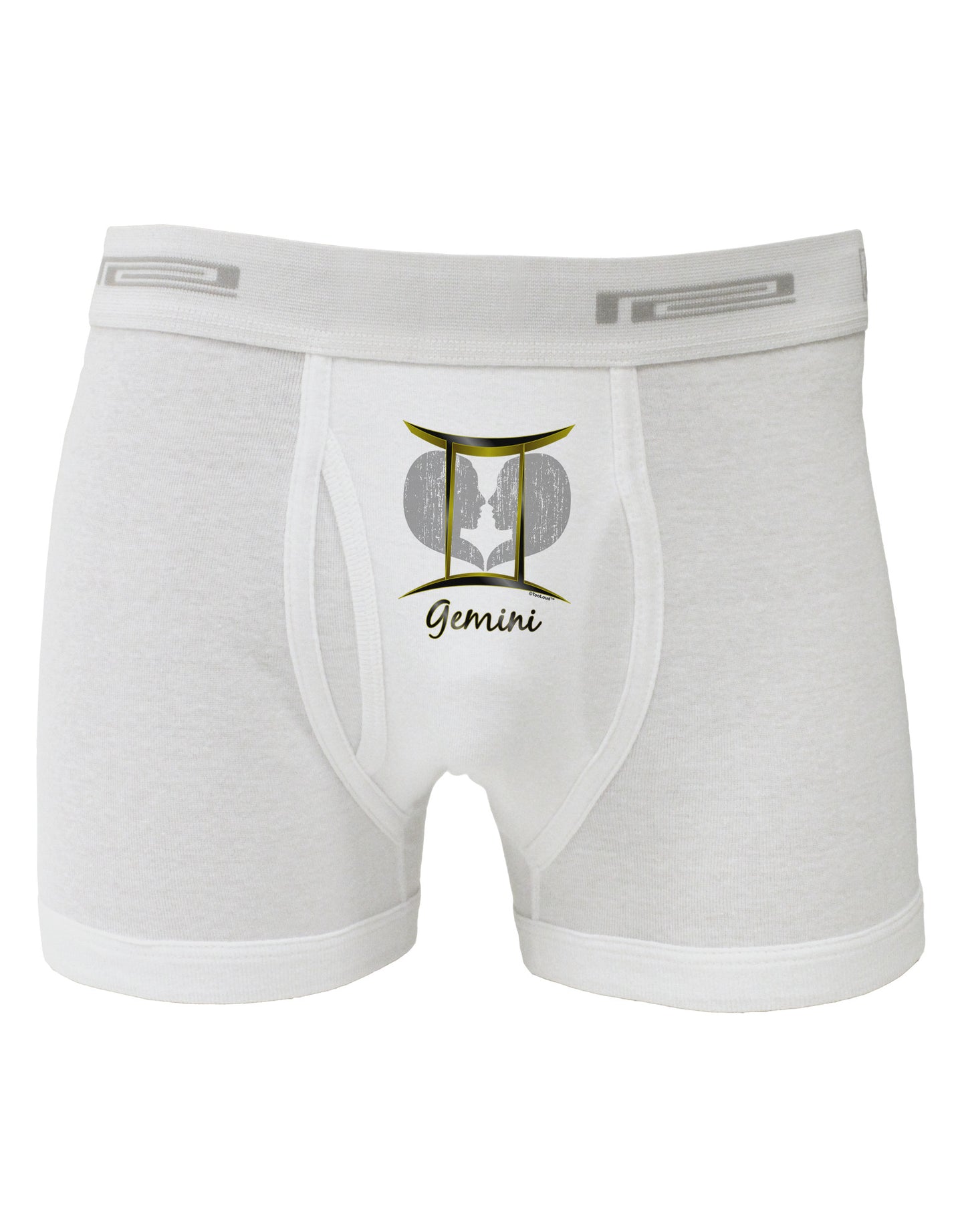 Gemini Symbol Boxer Briefs-Boxer Briefs-TooLoud-White-Small-Davson Sales