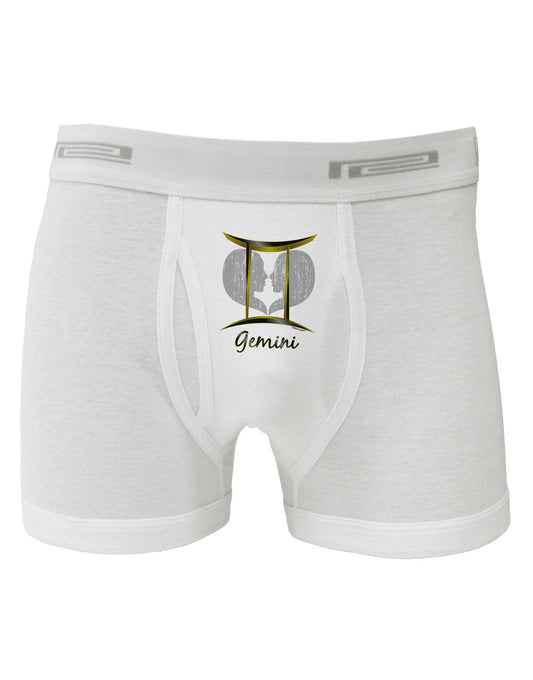 Gemini Symbol Boxer Briefs-Boxer Briefs-TooLoud-White-Small-Davson Sales