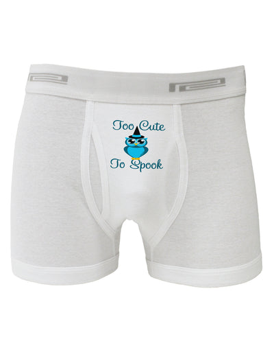 Owl Too Cute Blue Boxer Briefs-Boxer Briefs-TooLoud-White-Small-Davson Sales