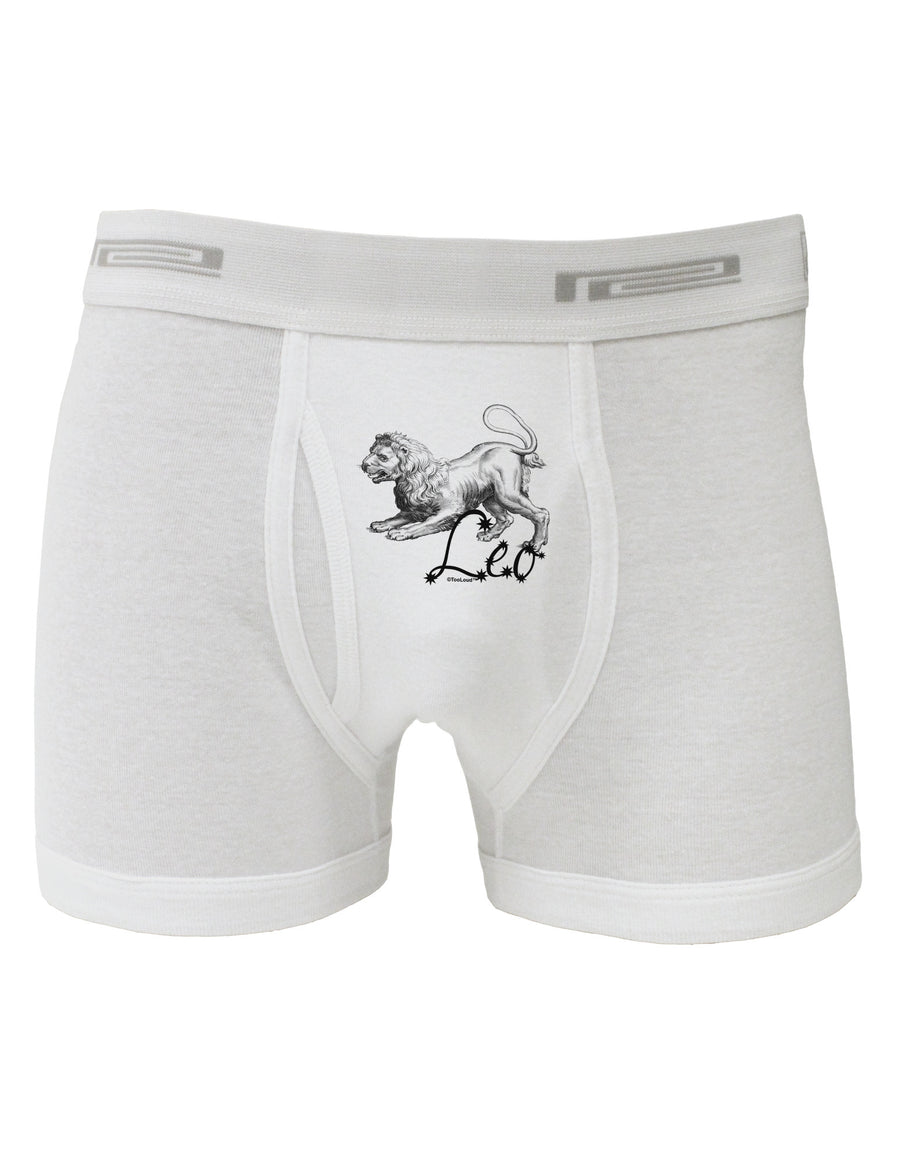 Leo Illustration Boxer Briefs-Boxer Briefs-TooLoud-White-Small-Davson Sales