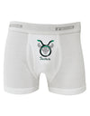 Taurus Symbol Boxer Briefs-Boxer Briefs-TooLoud-White-Small-Davson Sales