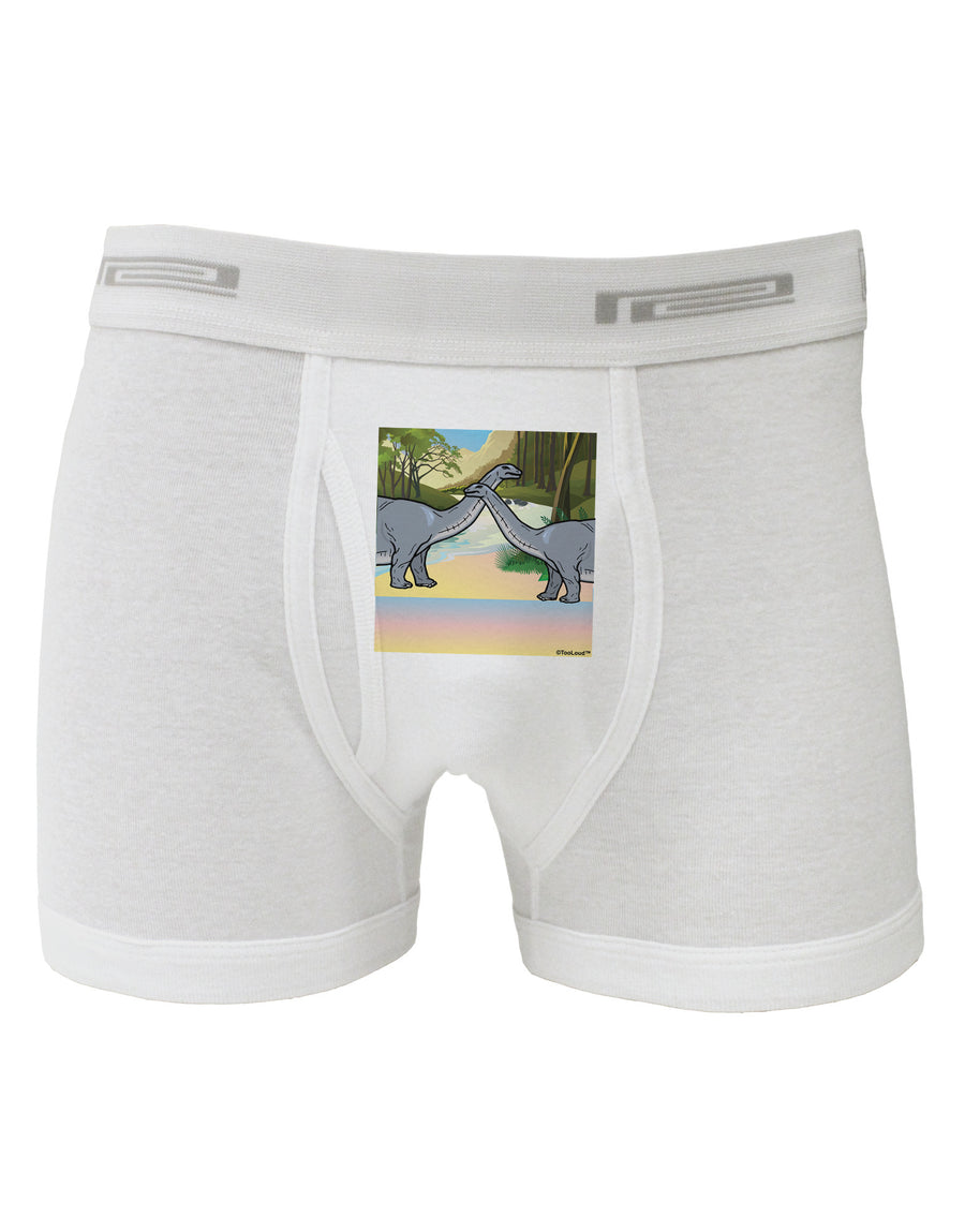 Diplodocus Longus - Without Name Boxer Briefs-Boxer Briefs-TooLoud-White-Small-Davson Sales