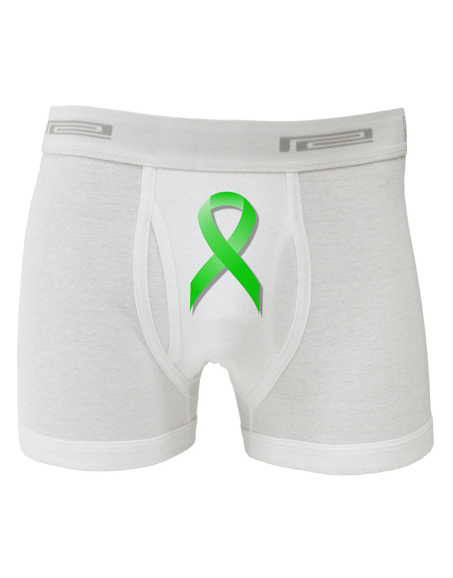 Lyme Disease Awareness Ribbon - Lime Green Boxer Briefs-Boxer Briefs-TooLoud-White-Small-Davson Sales