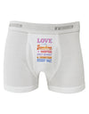 Love is like Sunshine - Quote Boxer Briefs-Boxer Briefs-TooLoud-White-Small-Davson Sales