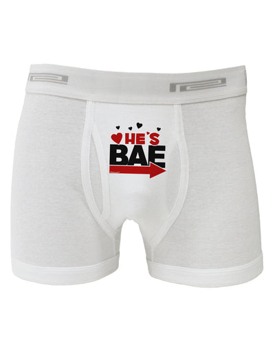 He's BAE - Right Arrow Boxer Briefs-Boxer Briefs-TooLoud-White-Small-Davson Sales