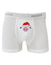 Kyu-T Face Oinkz Santa Hat Boy Pig Boxer Briefs-Boxer Briefs-TooLoud-White-Small-Davson Sales