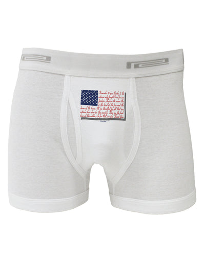 Veterans Scripted Flag Boxer Briefs-Boxer Briefs-TooLoud-White-Small-Davson Sales