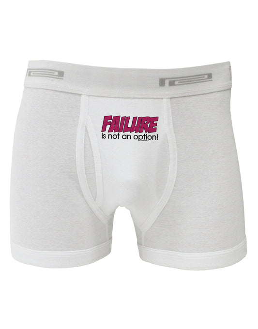 Failure Is Not An Option Boxer Briefs by TooLoud-Boxer Briefs-TooLoud-White-Small-Davson Sales