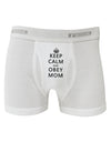 Keep Calm and Obey Mom Boxer Briefs-Boxer Briefs-TooLoud-White-Small-Davson Sales