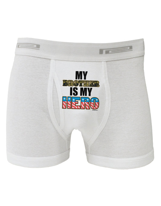 My Brother is My Hero - Armed Forces Boxer Briefs by TooLoud-Boxer Briefs-TooLoud-White-Small-Davson Sales