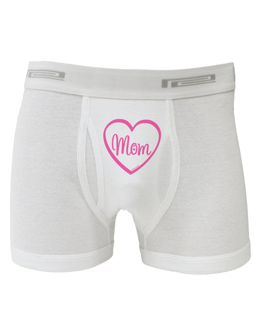 Mom Heart Design - Pink Boxer Briefs by TooLoud-Boxer Briefs-TooLoud-White-Small-Davson Sales