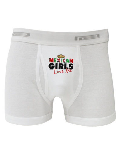 Mexican Girls Love Me Boxer Briefs-Boxer Briefs-TooLoud-White-Small-Davson Sales