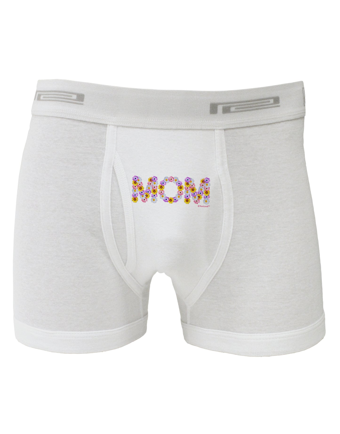 Mom Flowers Design Boxer Briefs by TooLoud-Boxer Briefs-TooLoud-White-Small-Davson Sales