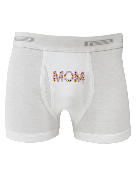 Mom Flowers Design Boxer Briefs by TooLoud-Boxer Briefs-TooLoud-White-Small-Davson Sales