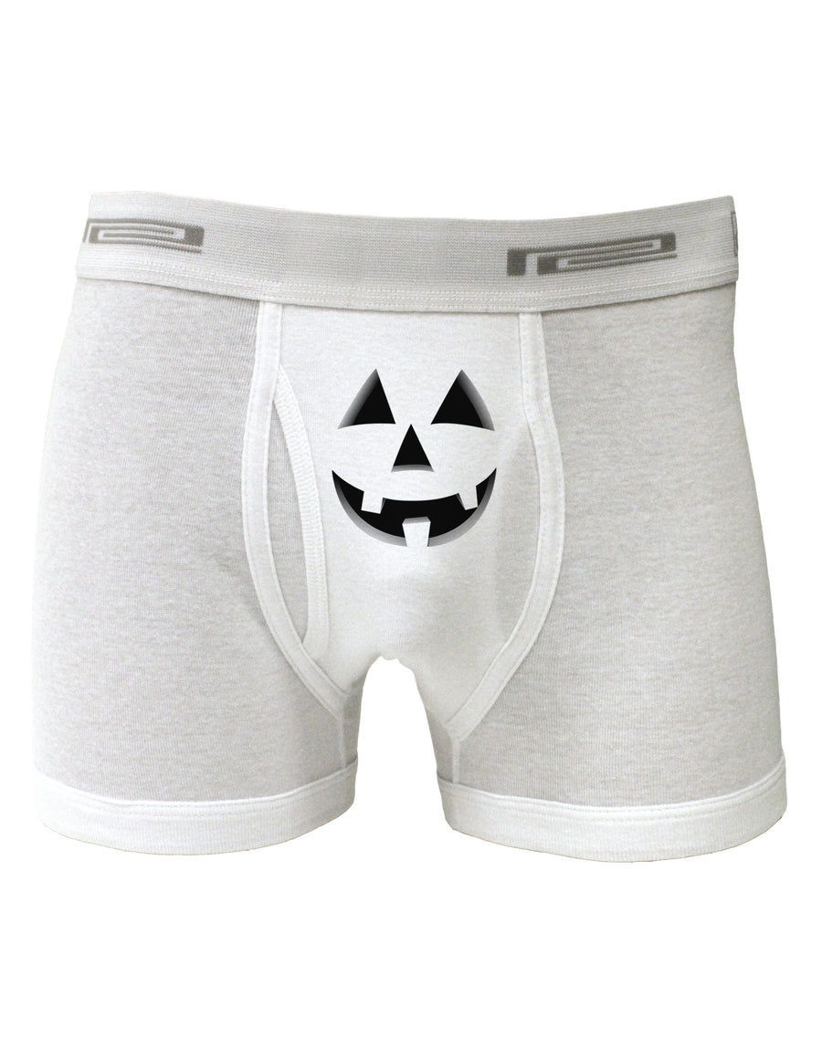 Happy Cute Jack O' Lantern Pumpkin Face Boxer Briefs-Boxer Briefs-TooLoud-White-Small-Davson Sales