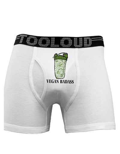 Vegan Badass Bottle Print Boxer Briefs-Boxer Briefs-TooLoud-White-Small-Davson Sales