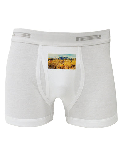 Mountain Forest Park Watercolor Boxer Briefs-Boxer Briefs-TooLoud-White-Small-Davson Sales