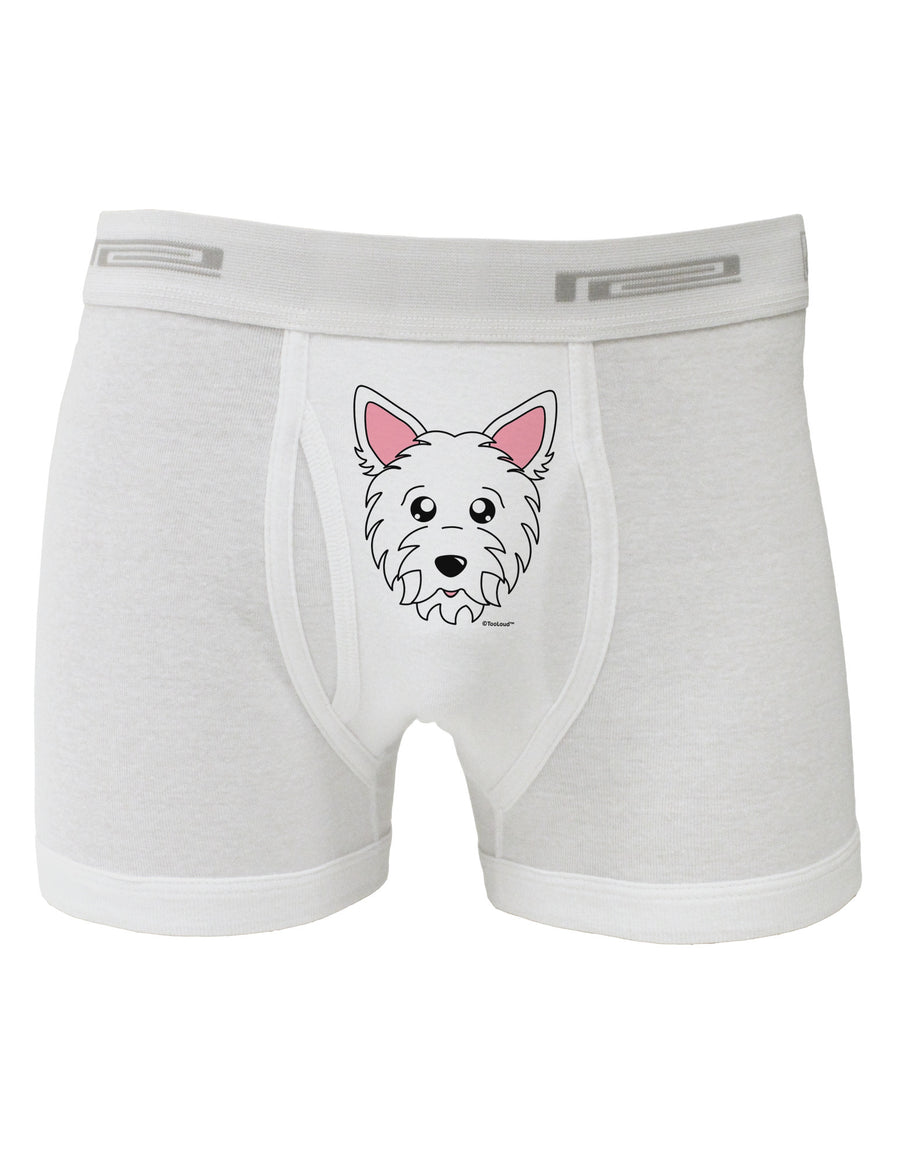 Cute West Highland White Terrier Westie Dog Boxer Briefs by TooLoud-Boxer Briefs-TooLoud-White-Small-Davson Sales