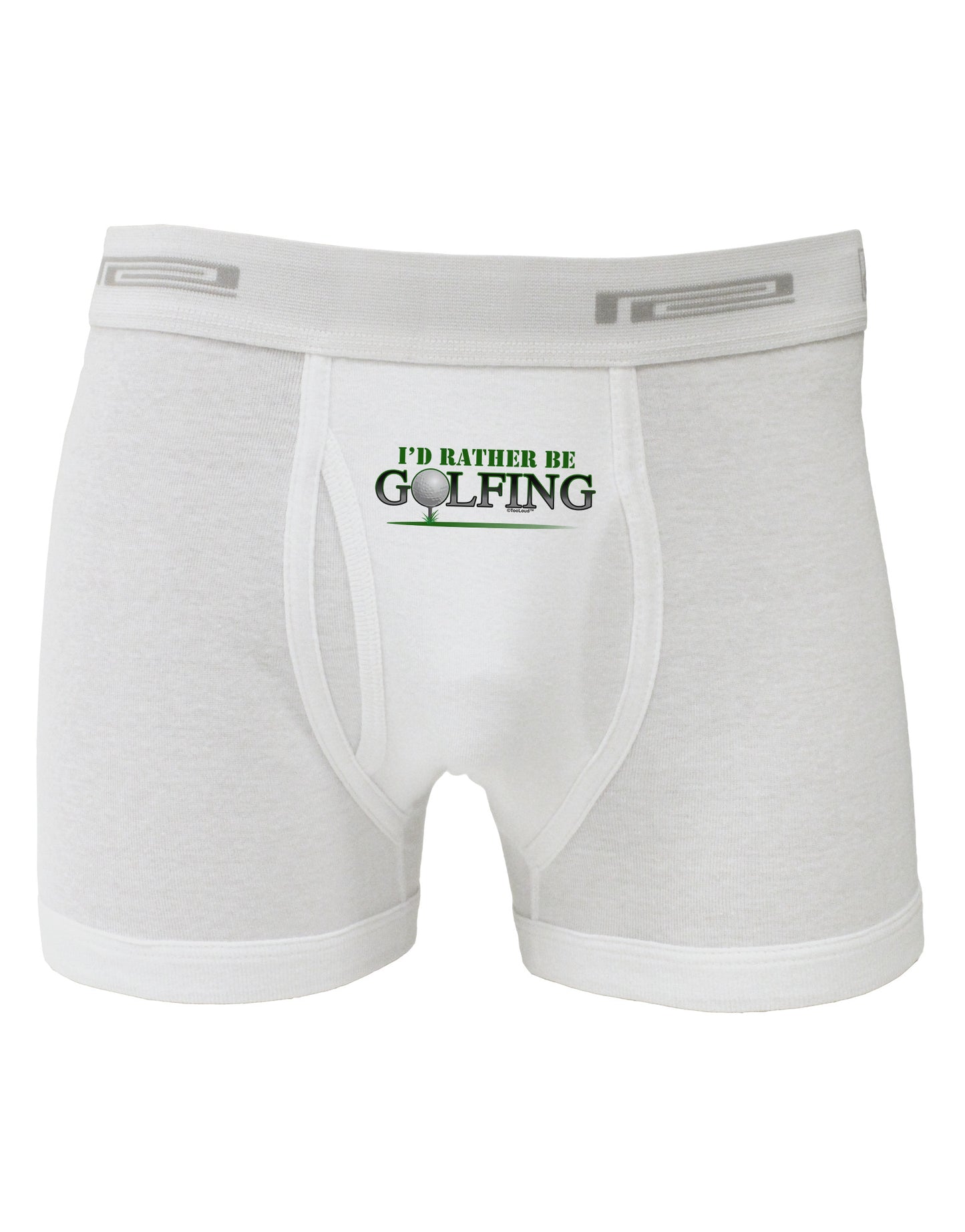 I'd Rather Be Golfing Boxer Briefs-Boxer Briefs-TooLoud-White-Small-Davson Sales