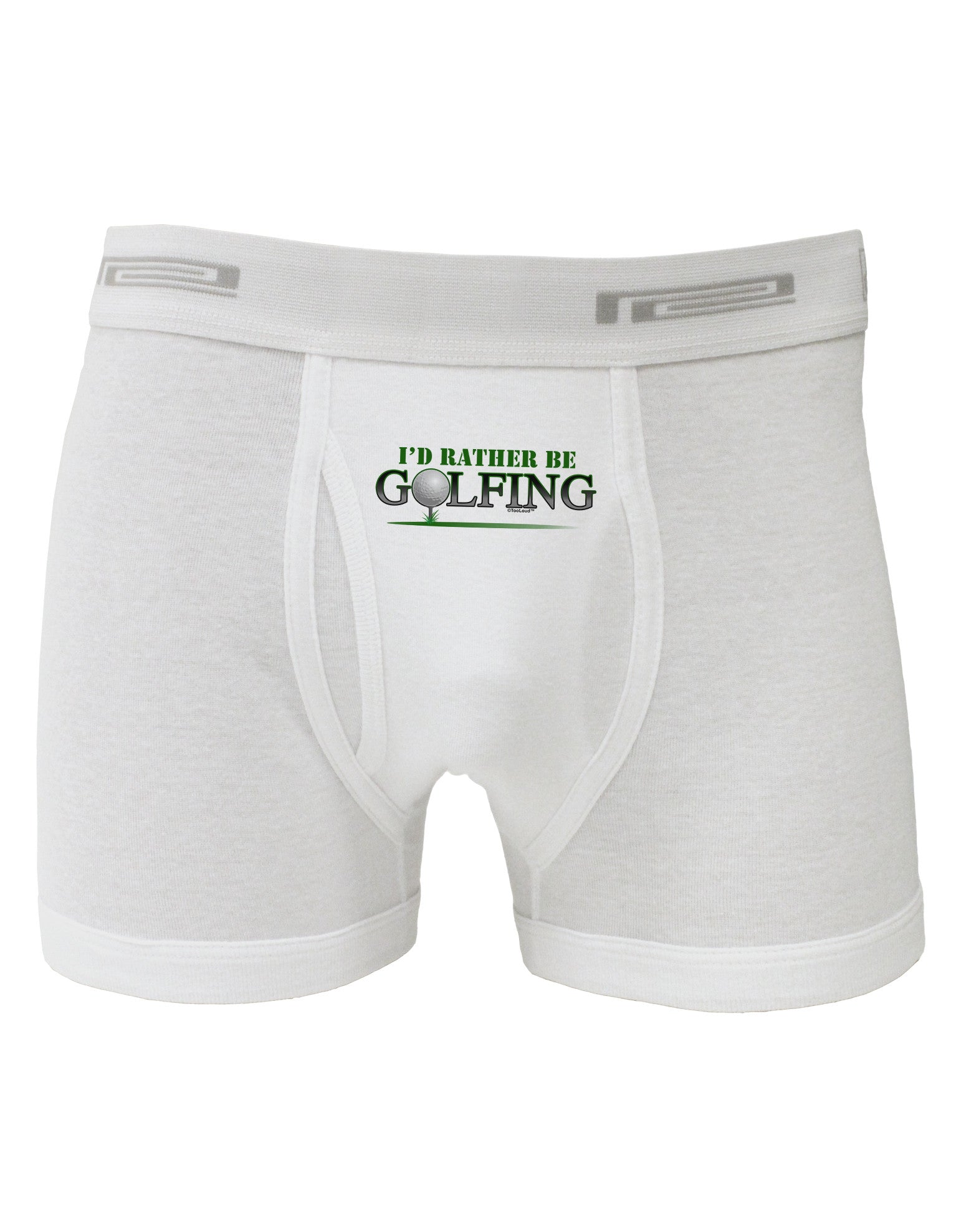 I'd Rather Be Golfing Boxer Briefs-Boxer Briefs-TooLoud-White-Small-Davson Sales
