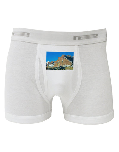 Colorado Snowy Mountains Boxer Briefs-Boxer Briefs-TooLoud-White-Small-Davson Sales