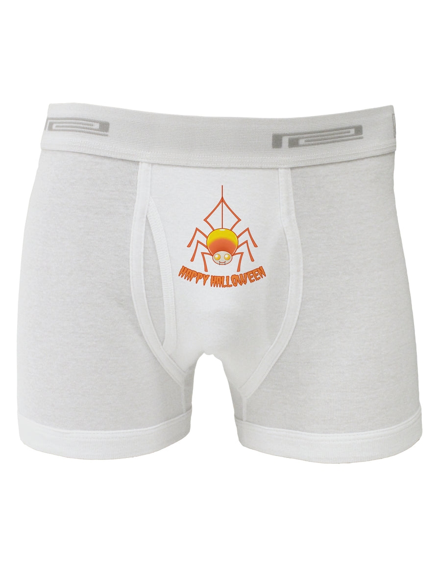 Cute Candy Corn Spider - Happy Halloween Boxer Briefs-Boxer Briefs-TooLoud-White-Small-Davson Sales