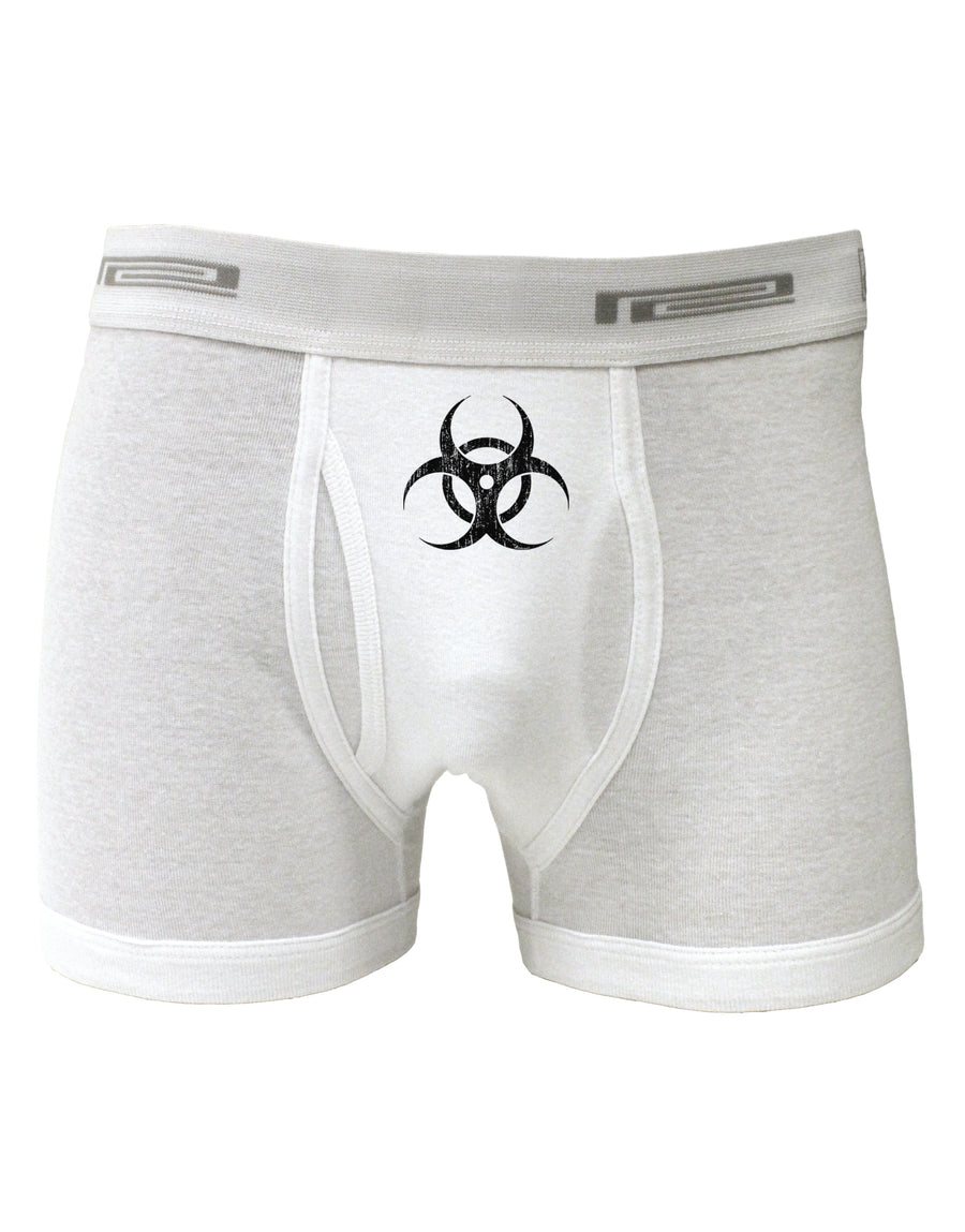 Biohazard Symbol - Vintage Apocalypse Boxer Briefs-Boxer Briefs-TooLoud-White-Small-Davson Sales