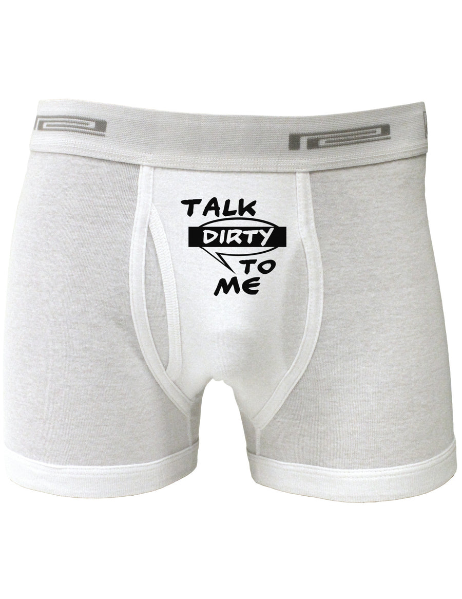 Talk Dirty To Me Censored Boxer Briefs-Boxer Briefs-TooLoud-White-Small-Davson Sales